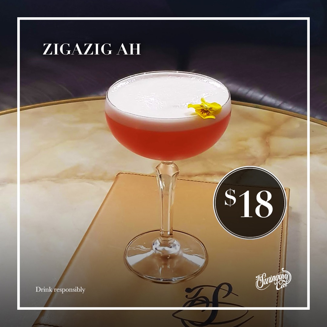 December Cocktail of the Month The Swinging Cat Zigazig Ah! Spice Girls Wannabe Wanna Be